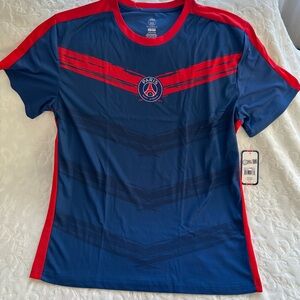 Blue and Red Men's Shirt